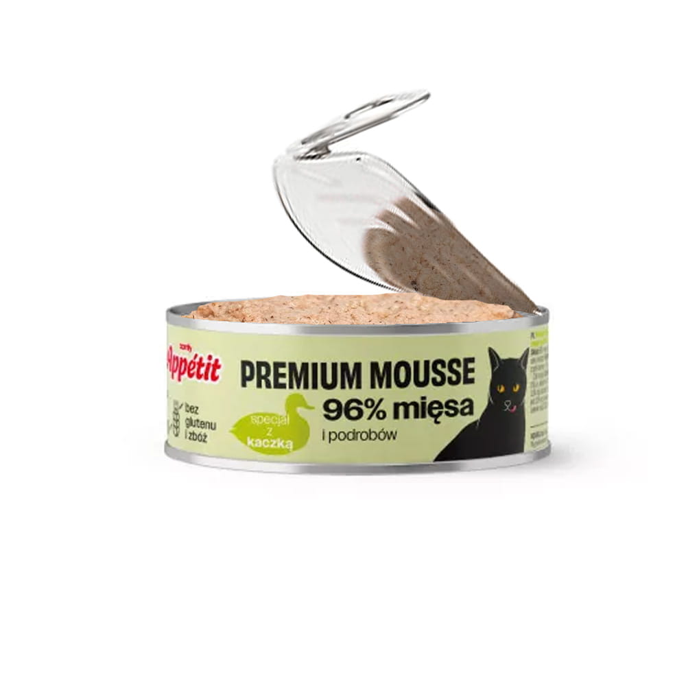 Comfy Appetit Premium Kaczka Kot Karma Mokra Dla Kota w Musie 85g